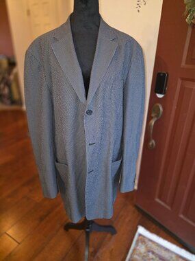 VTG Vestimenta/Armani Italy Men's Seersucker Blazer Armani